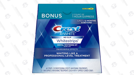 Crest 3D White Strips 20 Treatments + Two 1-Hour Express Treatments | $28 | Amazon